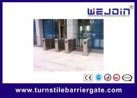 Optical Turnstiles Flap Barrier Gate with 600mm Organic Glass Wing