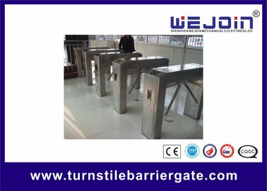 Stainless Steel Housing Automatic Tripod Turnstile Gate With Traffice Light Indicator