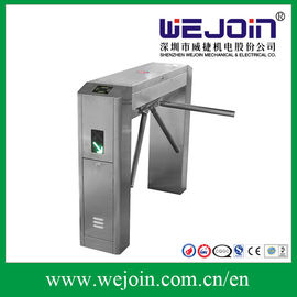 Stainless Steel Housing Automatic Tripod Turnstile Gate With Traffice Light Indicator